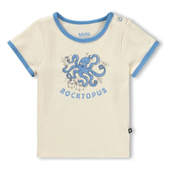 Molo - Camiseta Easy Rocktopus Algodón orgánico | Crudo