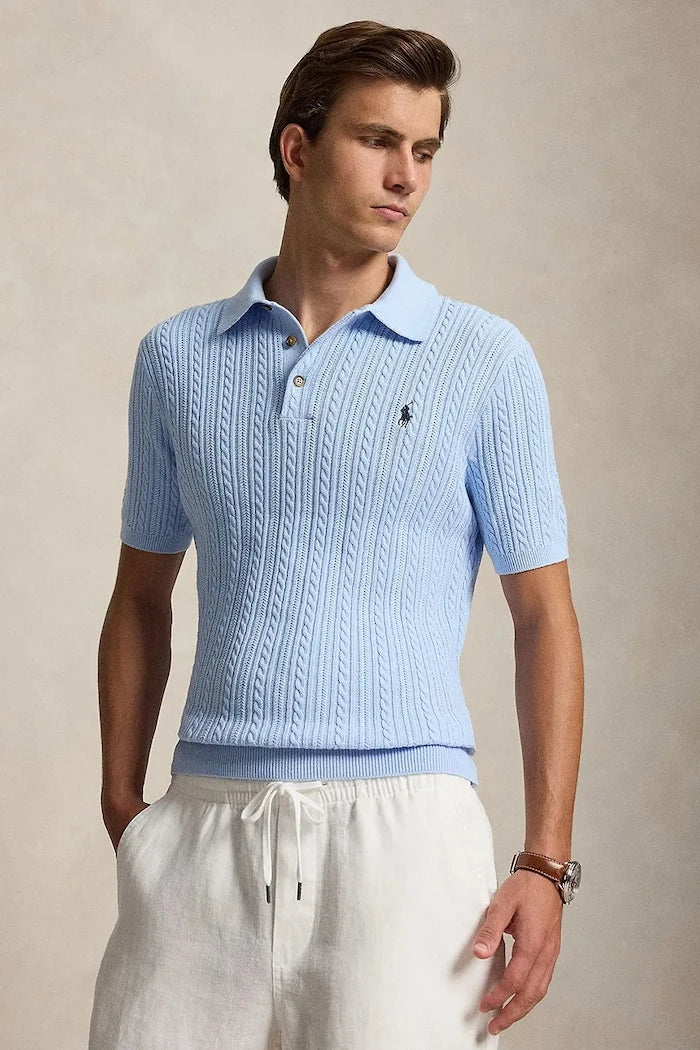 Polo Ralph Lauren Camiseta de algodón con cuello para hombre