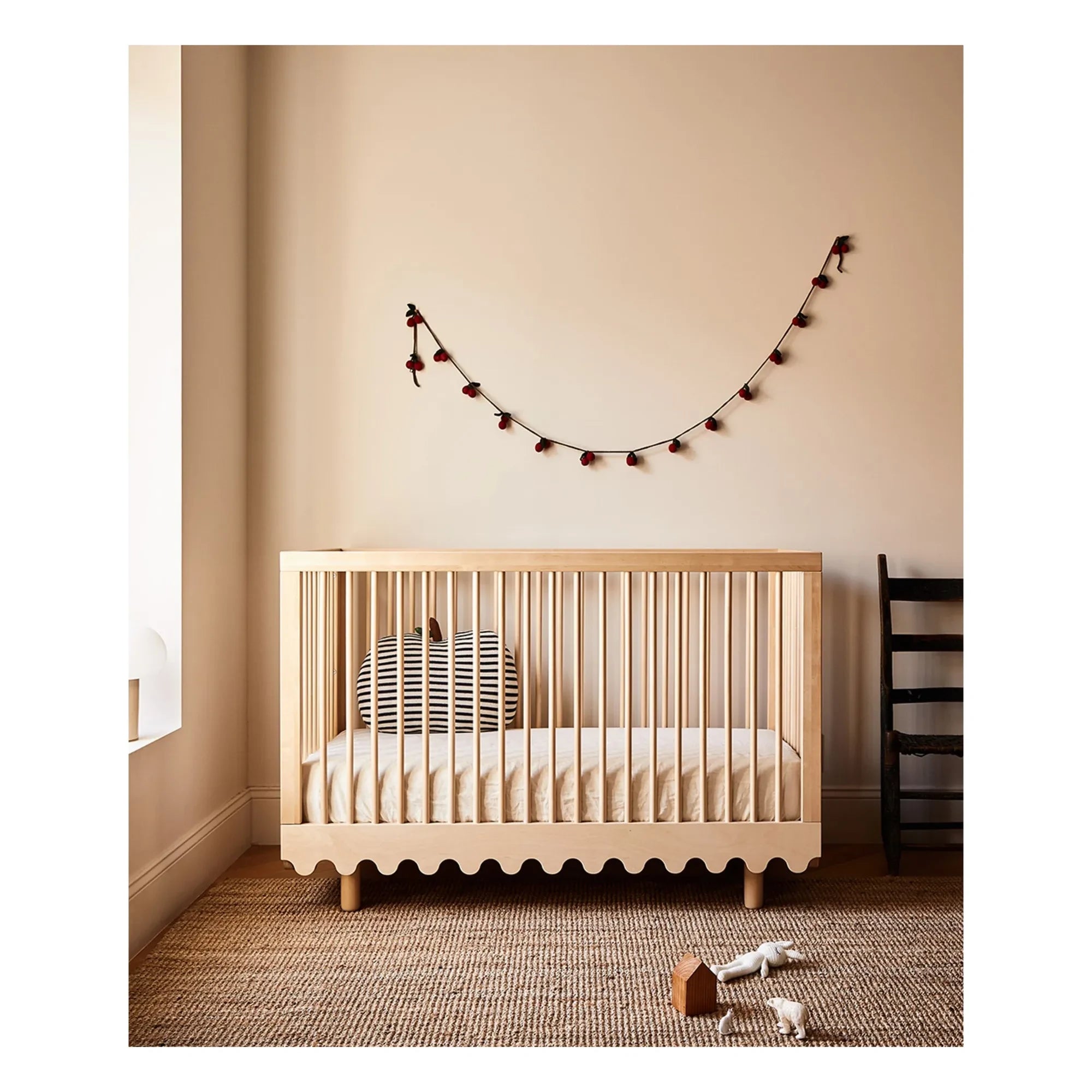 Oeuf NYC - Cuna de listones Moss | Beige