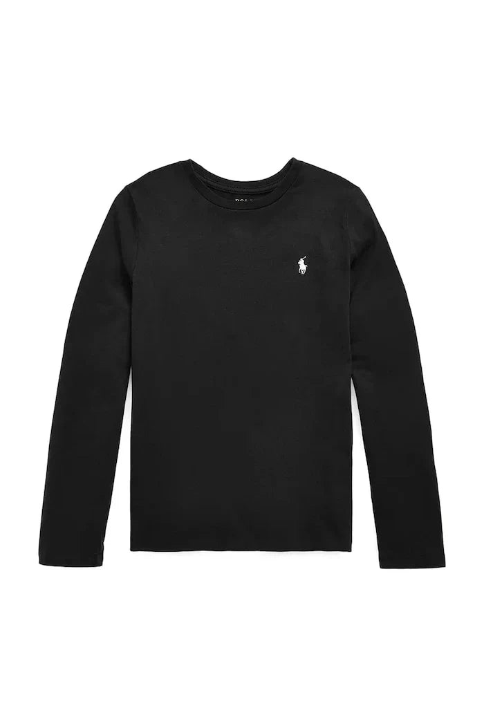 Blusa de algodón de manga larga para niños