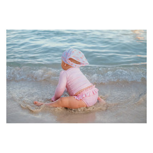 Lison Paris - Bañador Bora Bora anti-UV | Rosa pálido