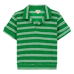 We Are Kids - Polo de algodón orgánico a rayas Leonard | Verde