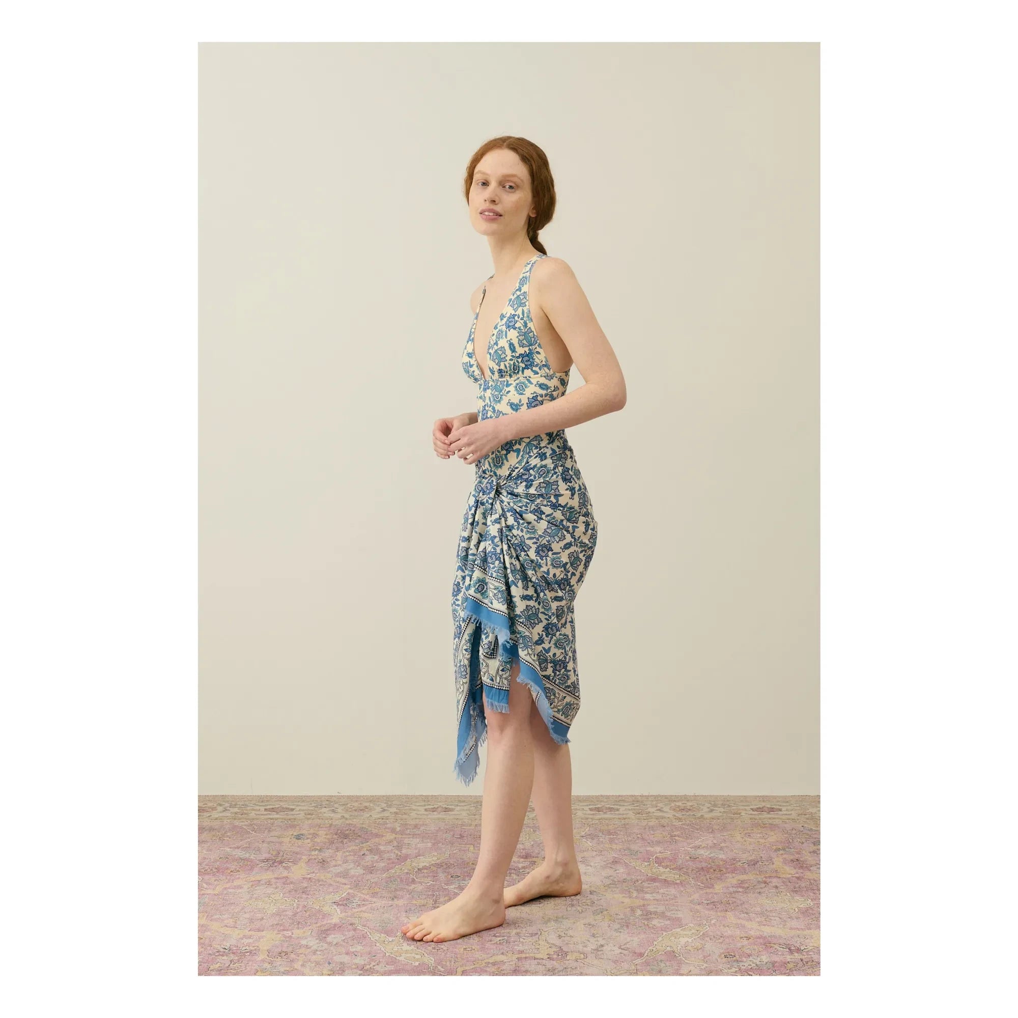 Louise Misha - Pareo de playa - Colección para mujer | Azul