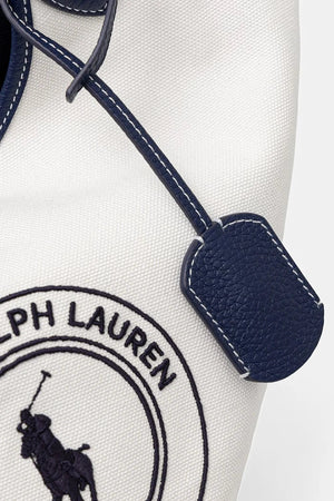 Bolso tote de algodón para mujer Polo Ralph Lauren