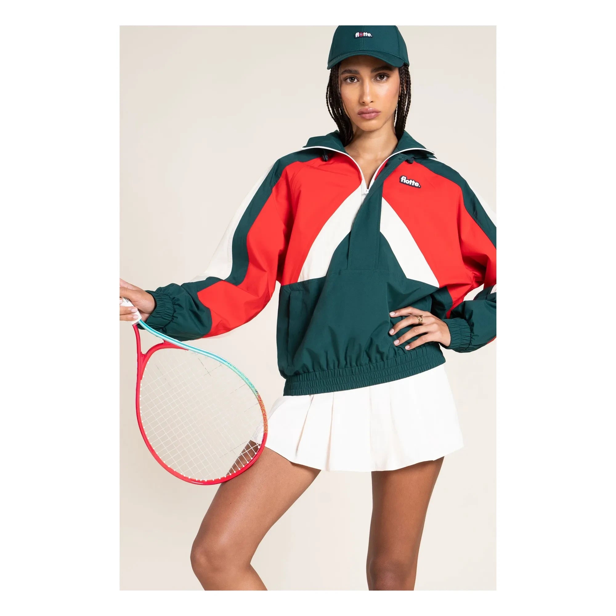 Chaqueta impermeable Flotte - Abbesses | Rojo