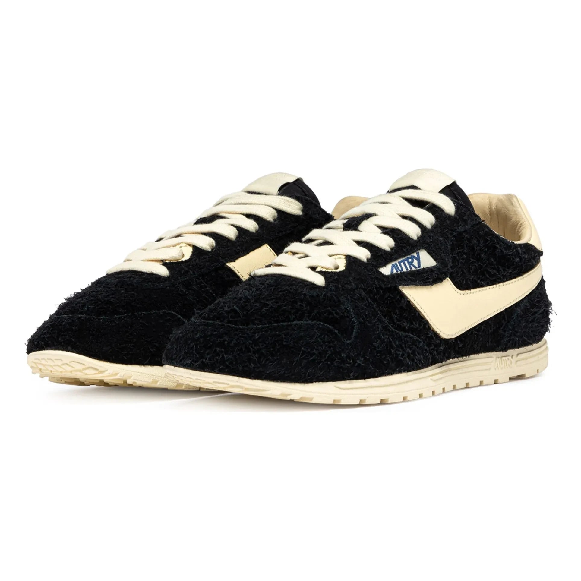 Autry - Windspin Low Zapatillas de deporte bicolor de ante y piel | Negro