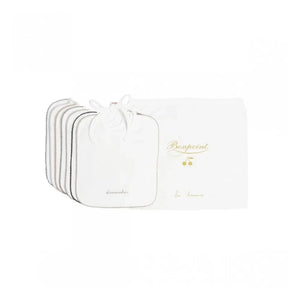 Bonpoint - Set de 7 baberos | Blanco