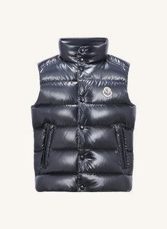 Moncler - Chaleco acolchado sin mangas Tib | Azul marino