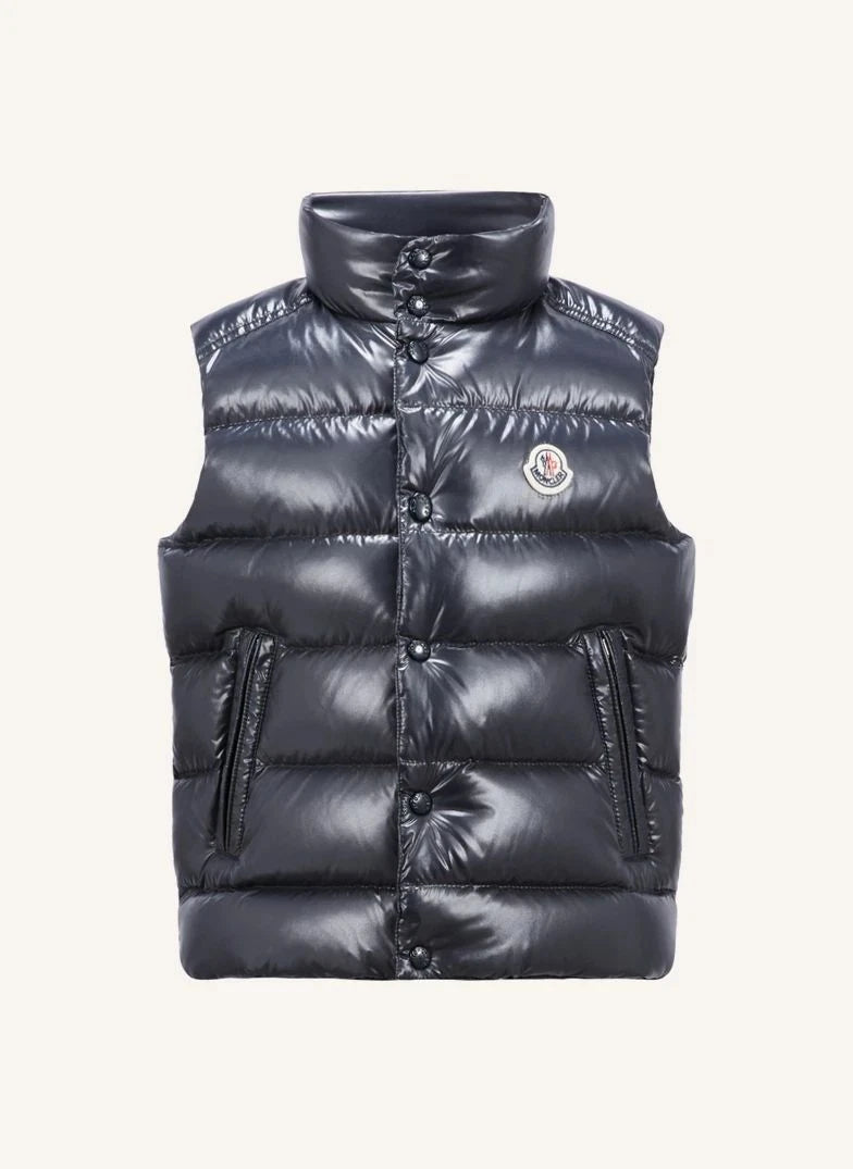 Moncler - Chaleco acolchado sin mangas Tib | Azul marino