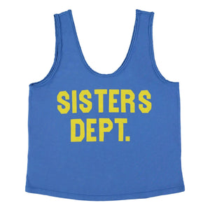 Sisters Department - Camiseta de tirantes Olivia Cotton | Azul