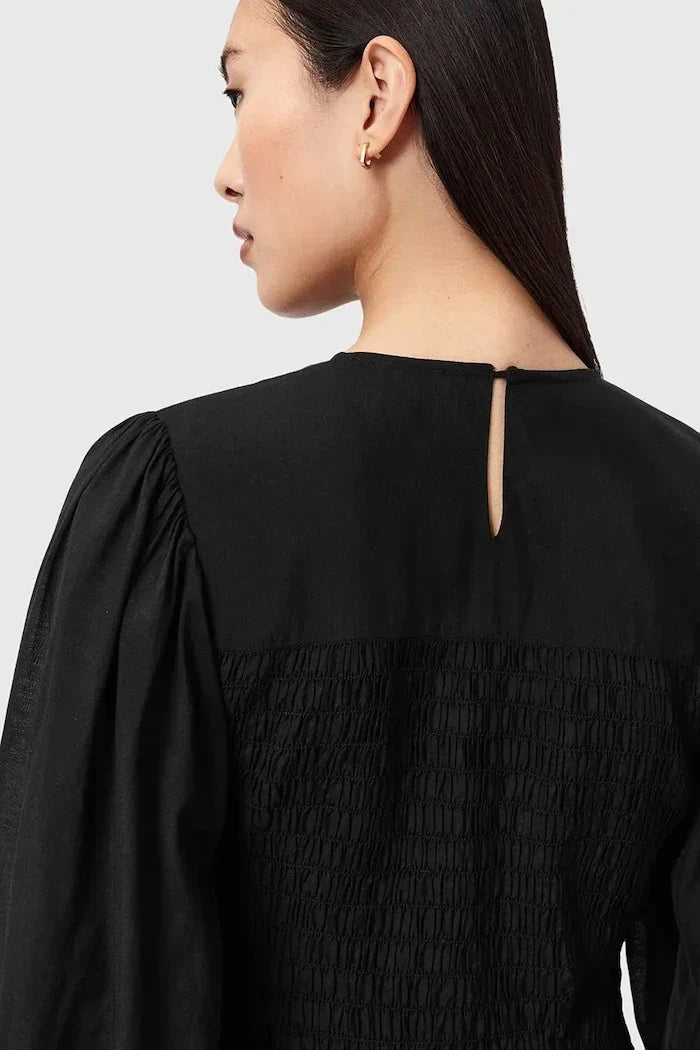 AllSaints Vestido ancho de algodón CHIA