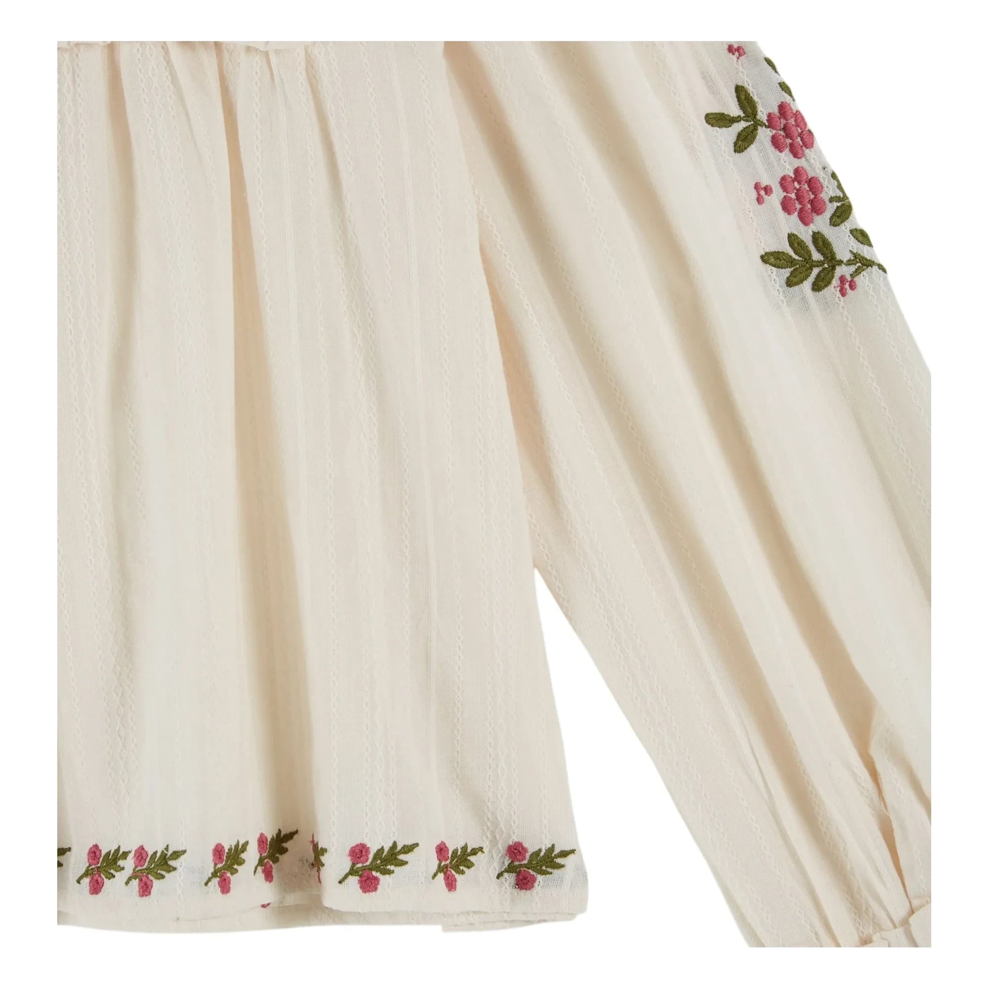 Emile et Ida - Blusa bordada | Crema
