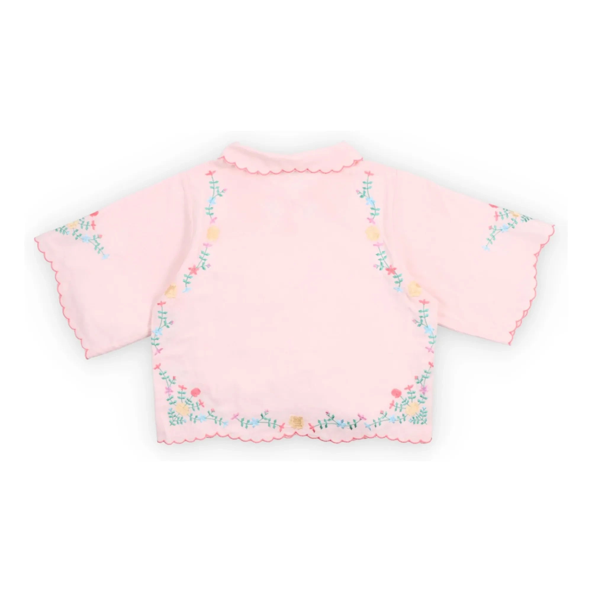 the new society - Blusa Orkide anudada | Rosa claro