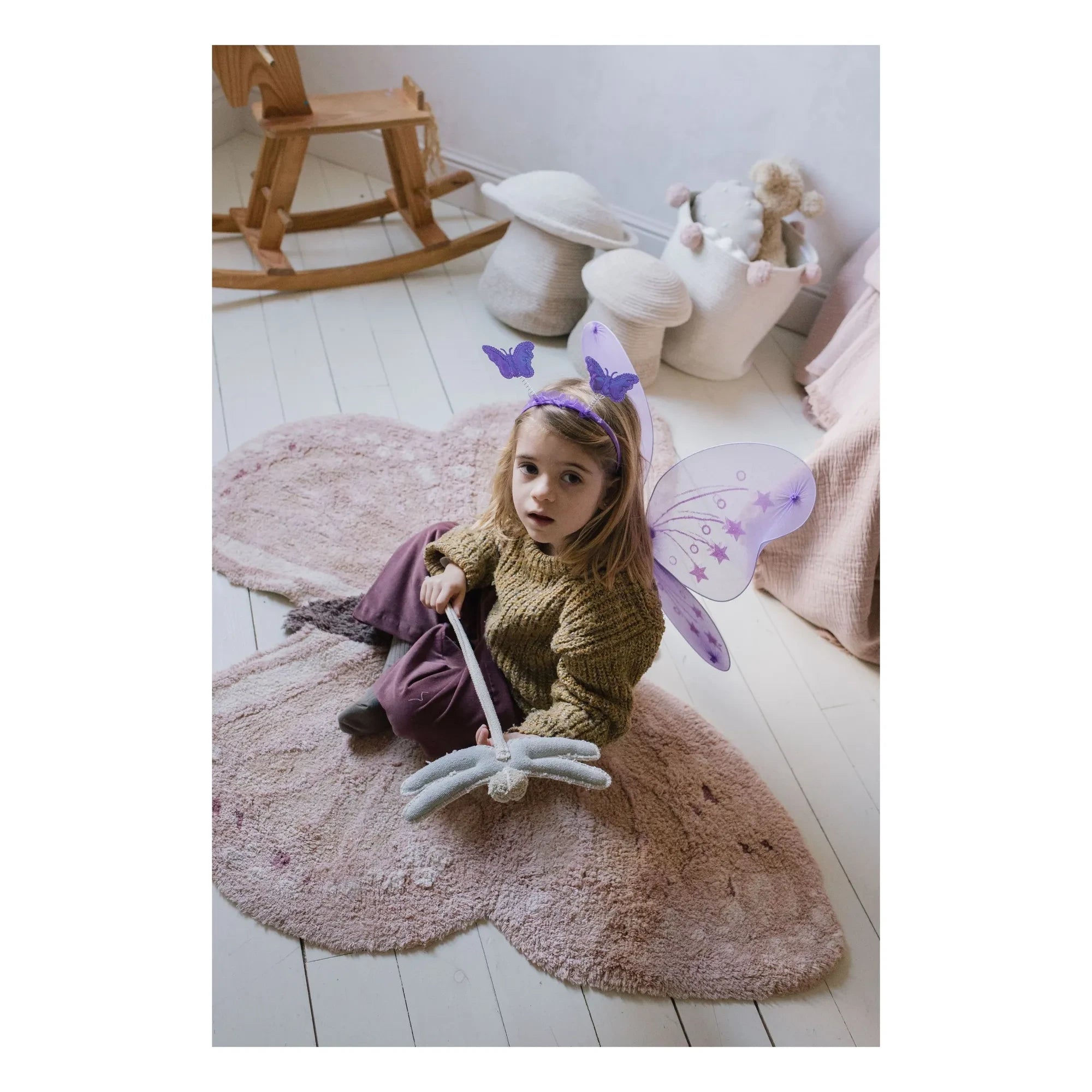 Lorena Canals - Alfombra mariposa | Rosa