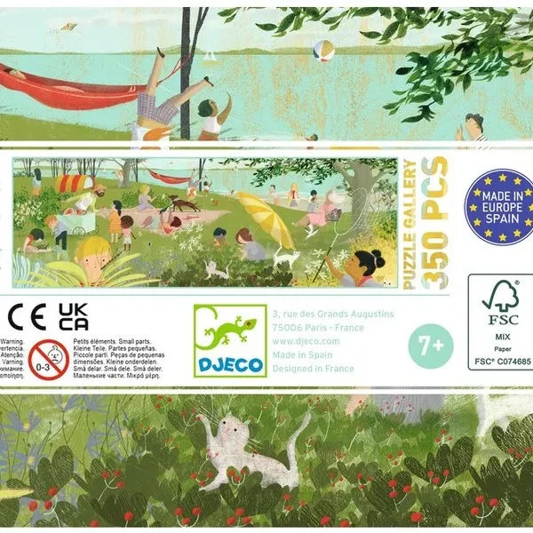 Djeco - Rompecabezas "Un día de verano" - 350 Piezas