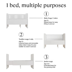 Nofred - Cama convertible | Blanco