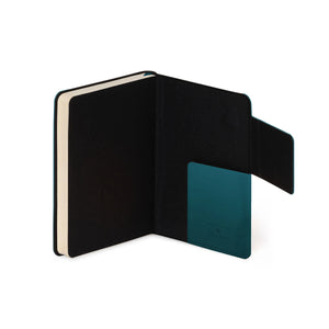 Legami - Cuaderno Trazado con Funda Suave Monocromática - Verde Profundo - Mi Cuaderno