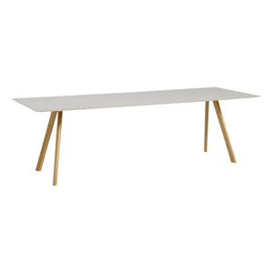Hay - Mesa de lago CPH30, base de roble | Blanco