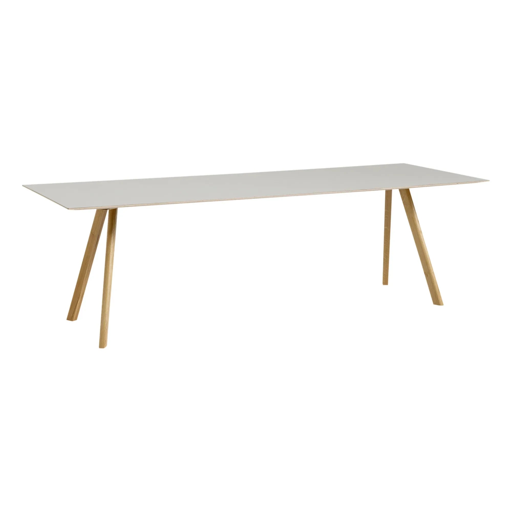 Hay - Mesa de lago CPH30, base de roble | Blanco