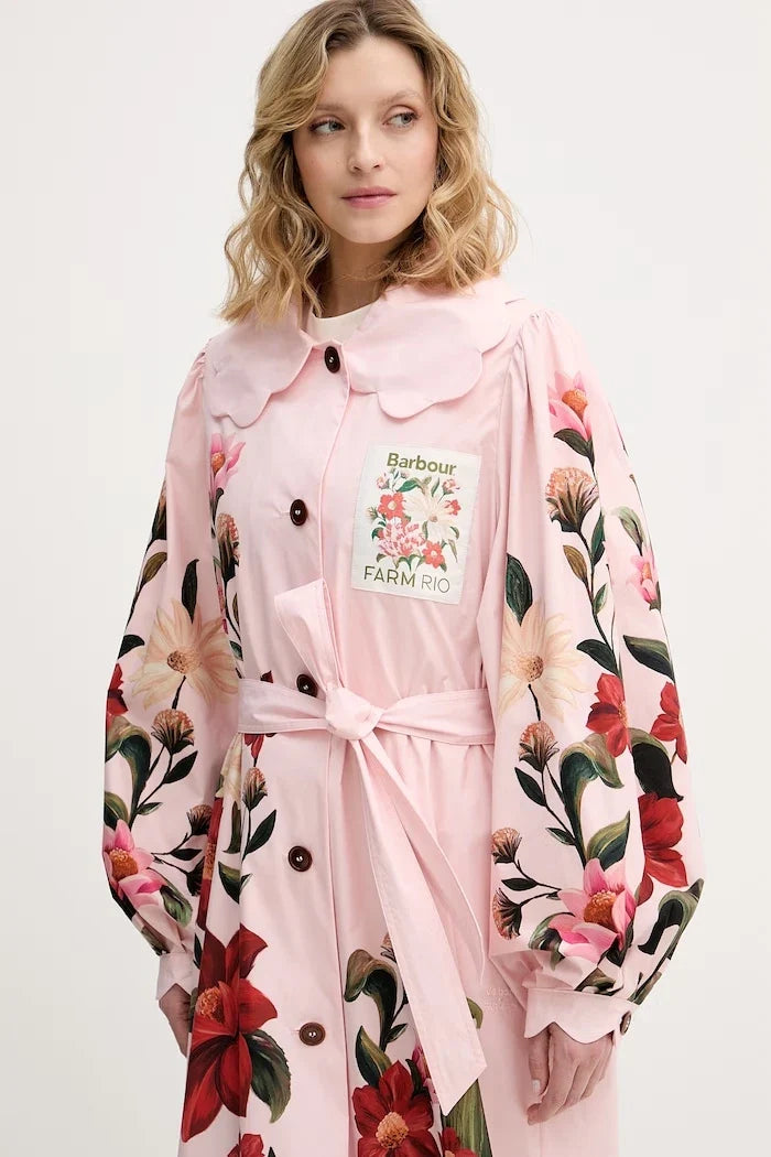 Abrigo Barbour x Farm Rio para mujer
