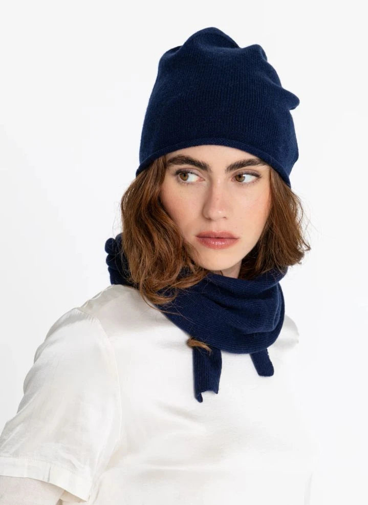 Smallable Woman - Bufanda de Merino Juline | Azul Marino