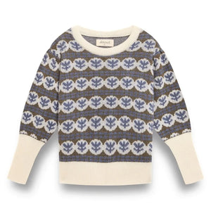 birinit - Julieta jersey de lana merina | Azul