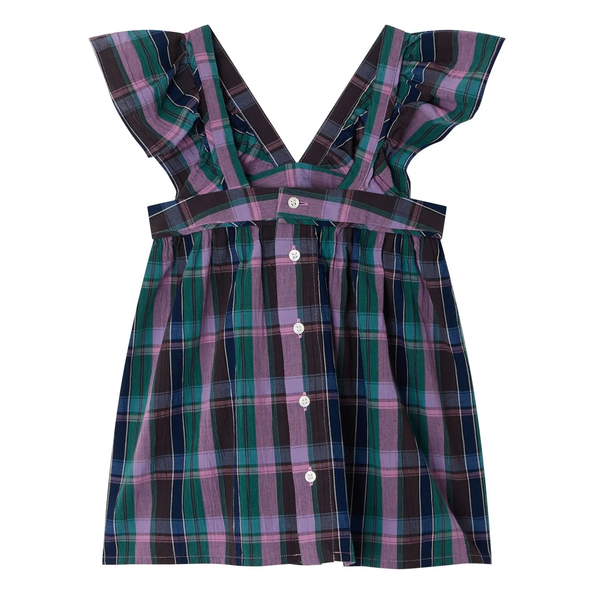 Bonpoint - Blusa de algodón orgánico Elea Carreaux | Morado