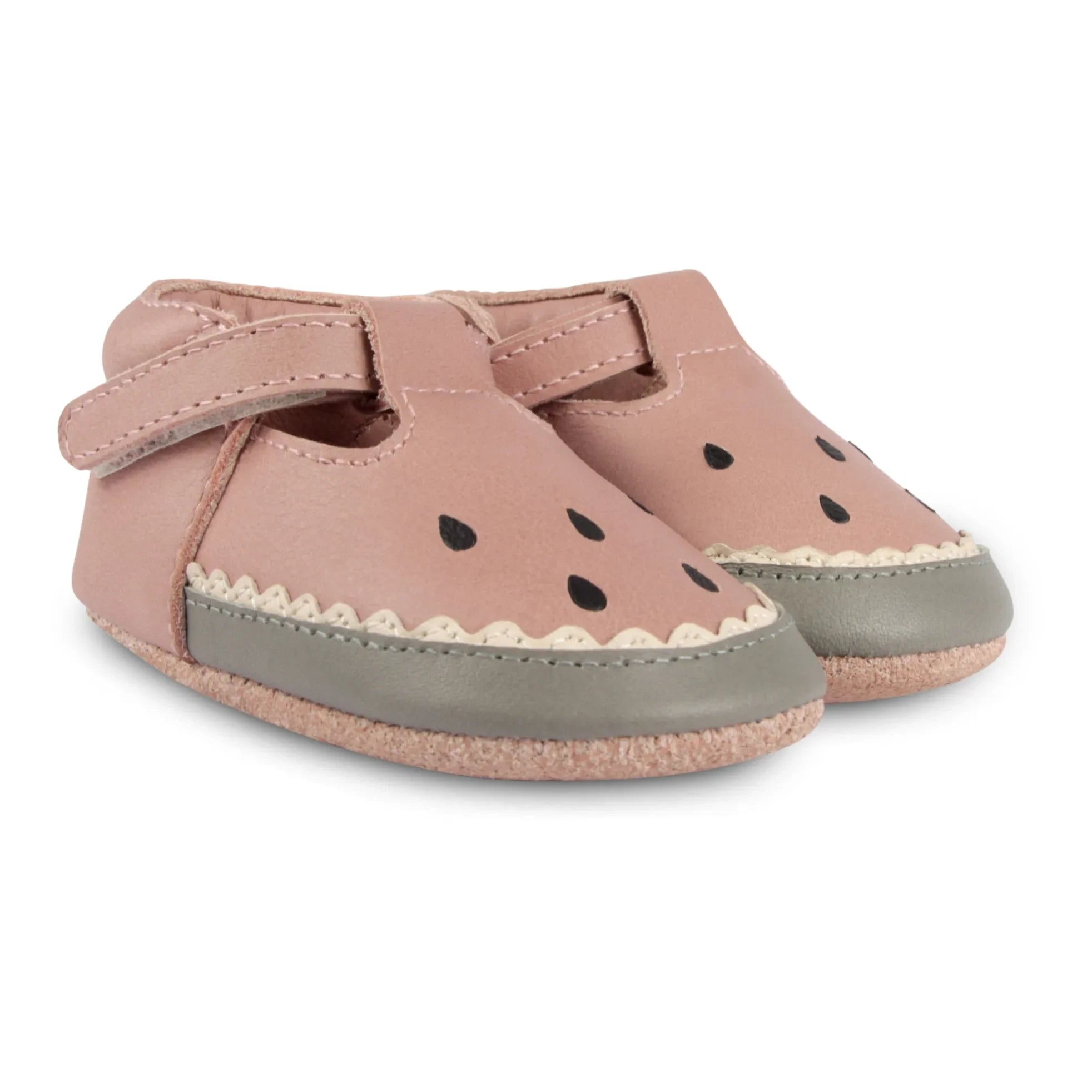 Donsje - Zapatillas de cuero Nanoe Sandía | Rosa