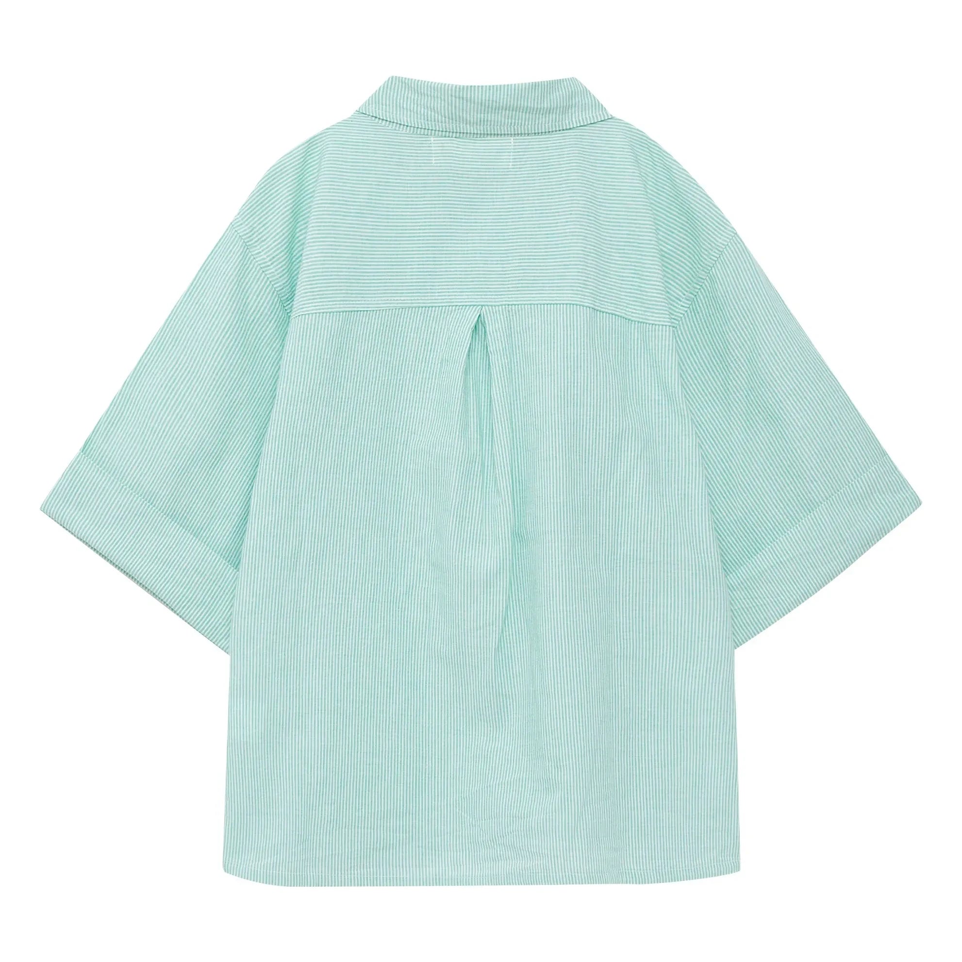 True Artist - Camisa Rayas N°6 | Verde