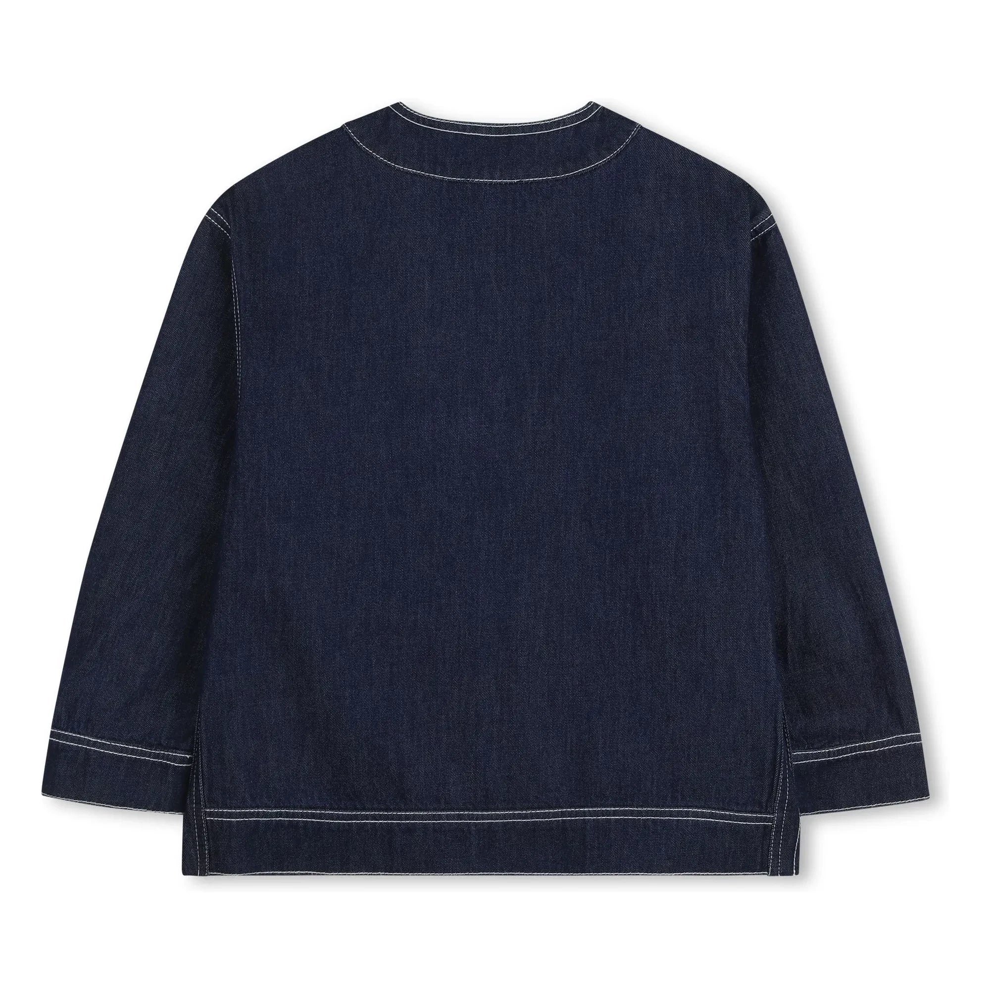 Kenzo - Chaqueta vaquera con cuello de pico Kenzo Garden | Azul oscuro