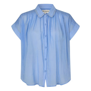 Lollys Laundry - Blusa Badal de Algodón | Azul