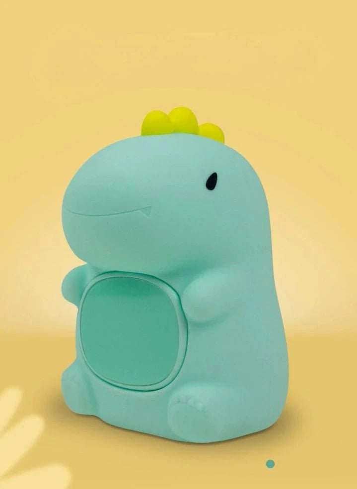 Mary's - Reloj de Alarma Dino y Lámpara Nocturna | Azul Verde