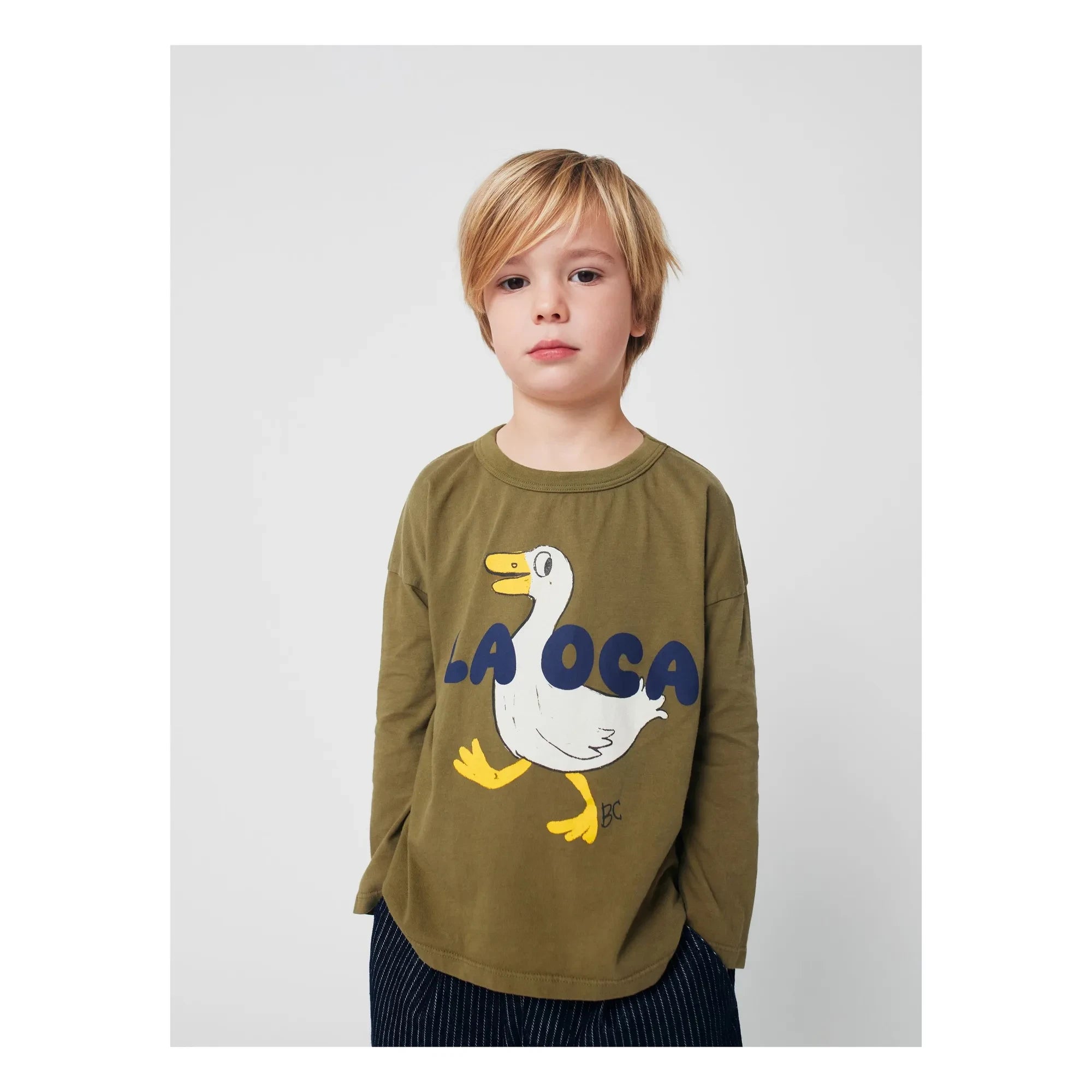 Bobo Choses - Camiseta Duck La OCA Algodón orgánico | Caqui