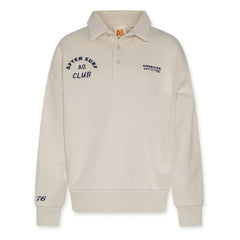 AO76 - Sudadera polo de algodón reciclado Jack Club | Crudo