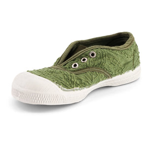 Bensimon - Zapatillas Tennis Elly Broderie Anglaise | Caqui