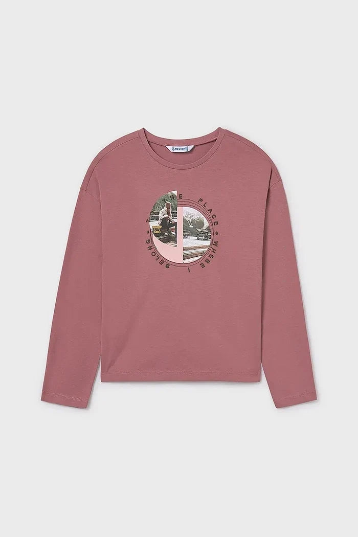 Blusa de manga larga Mayoral para niña