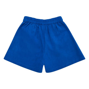 Maison Mangostan - Shorts Bordados | Azul