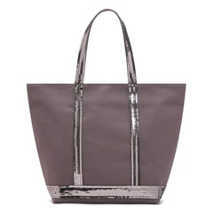 Vanessa Bruno - Bolso tote con cremallera M | Gris carbón