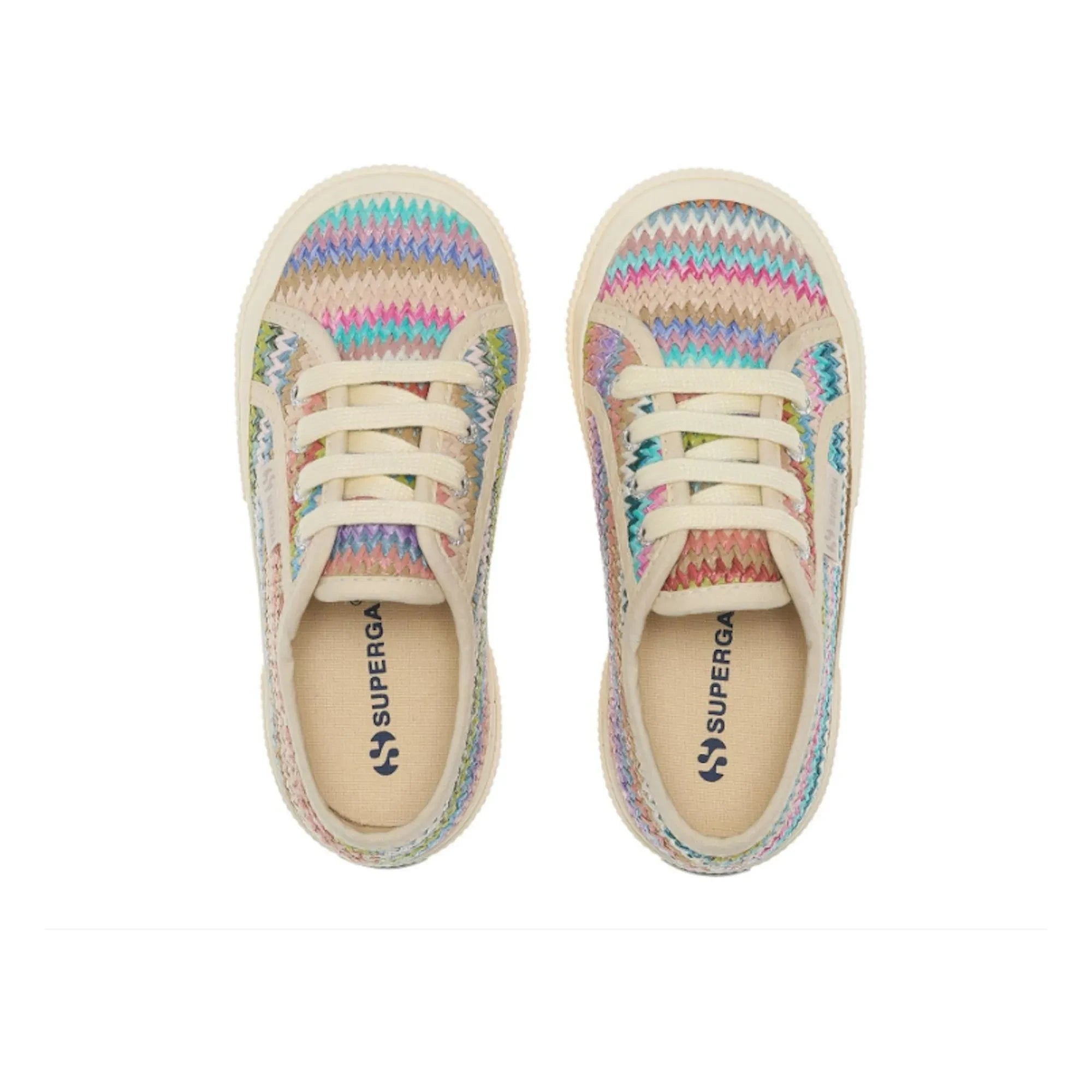 Superga - Zapatillas Deportivas con Cordones 2750 Raphia | Pastel