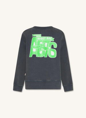 AO76 - Oscar Doggy sudadera de algodón reciclado | Gris carbón