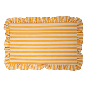 Olsson & Jensen - Mantel individual a rayas Ellie | Amarillo
