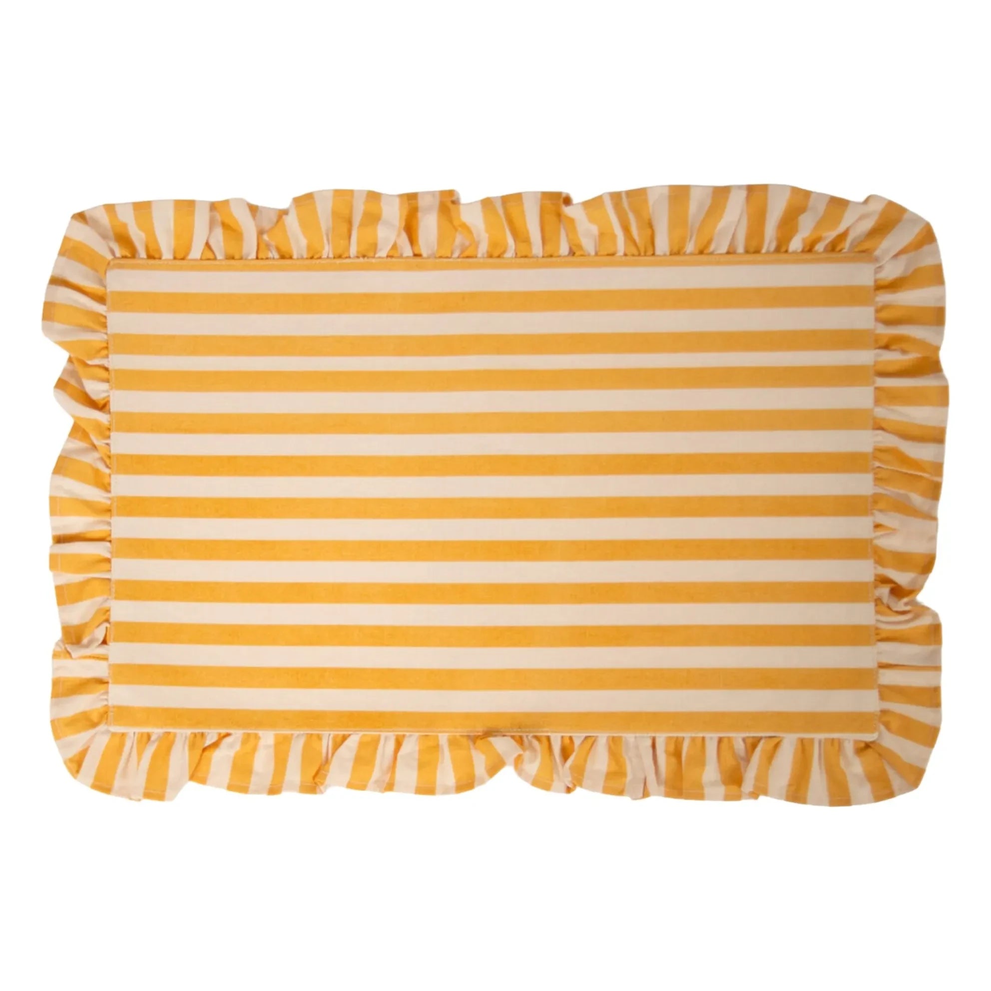 Olsson & Jensen - Mantel individual a rayas Ellie | Amarillo