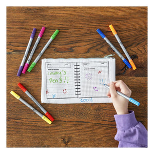 EatSleepDoodle - Set para Colorear Dino