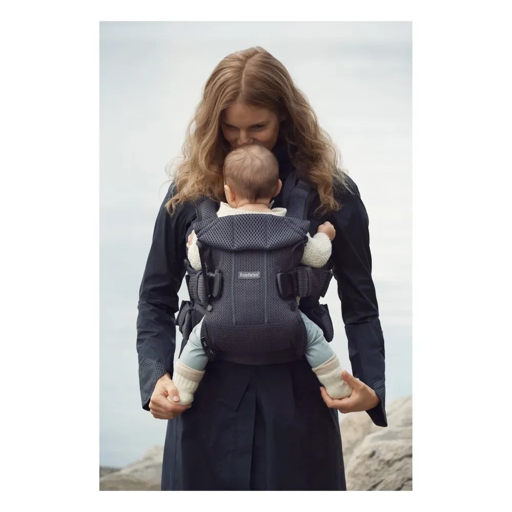 BabyBjörn - Mochila Portabebés One Air | Gris Carbón
