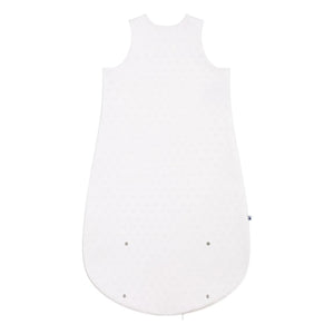 Petit Bateau - Saco de Dormir de Algodón Orgánico Calado con Corazones | Blanco