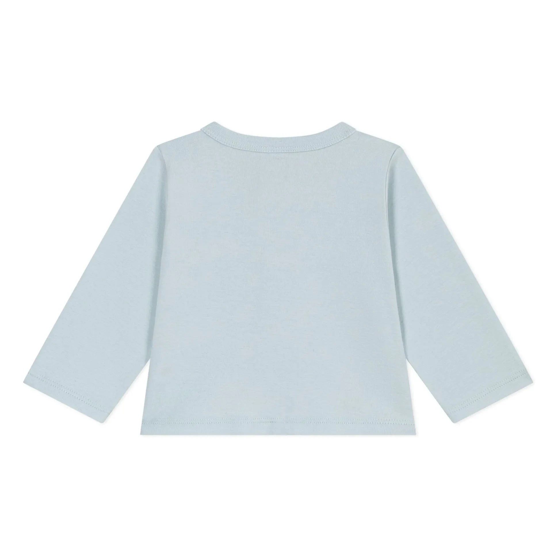 Petit Bateau - Cárdigan de algodón orgánico | Turquesa