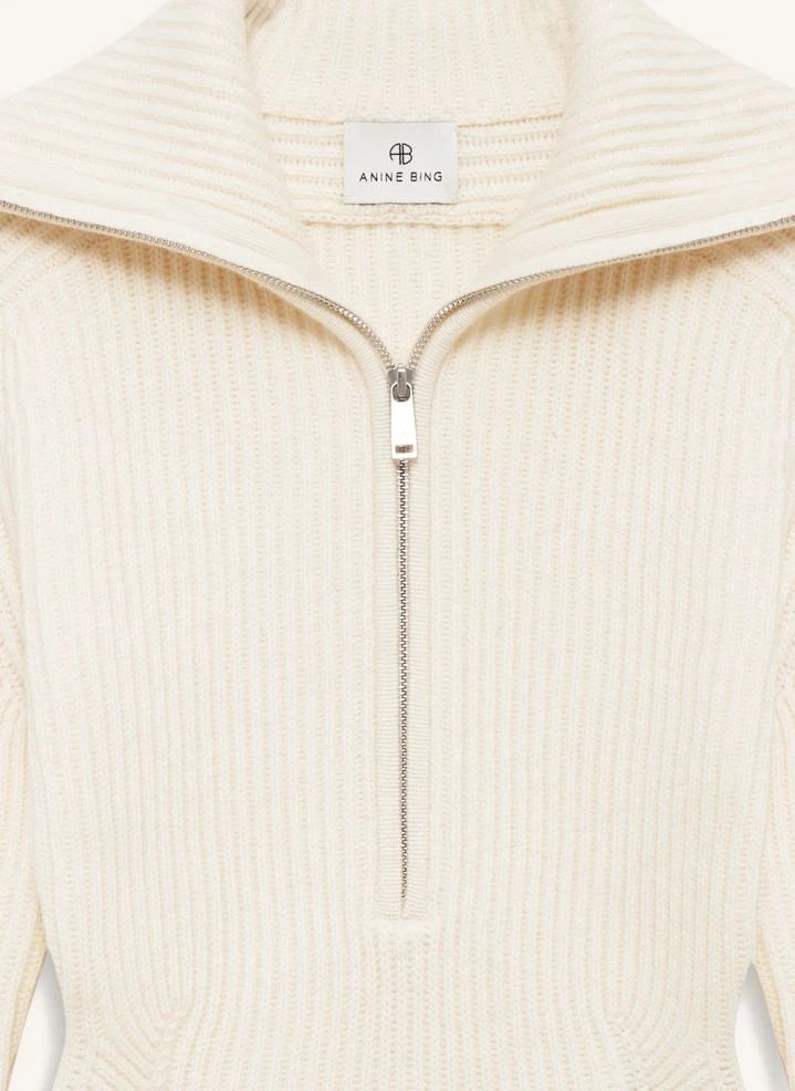 Anine Bing - Sudadera de Lana y Cachemira June | Ecru