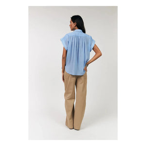 Lollys Laundry - Blusa Badal de Algodón | Azul