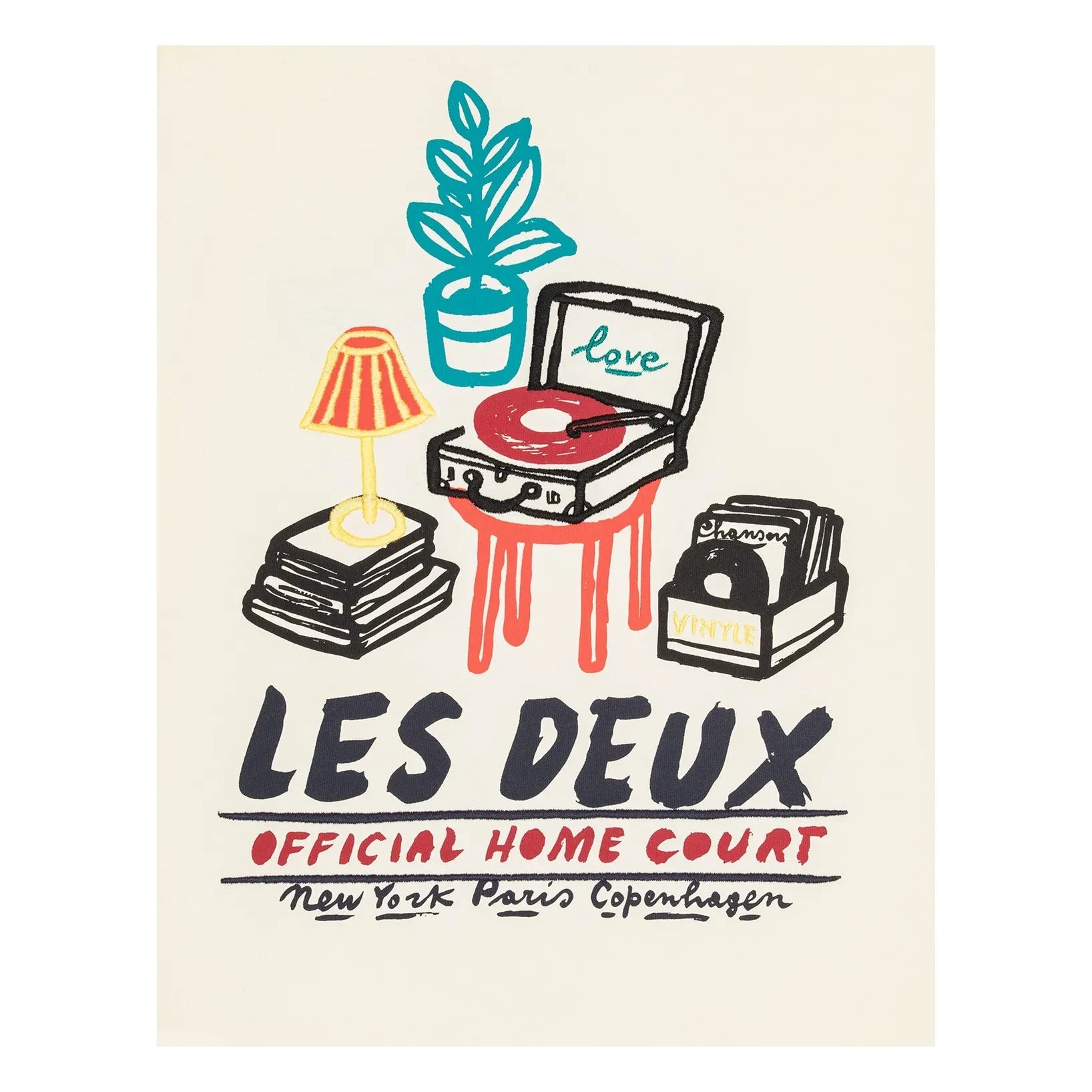 Les Deux - Les Deux Organik Pamuklu "Platines" Tişört | Fildişi