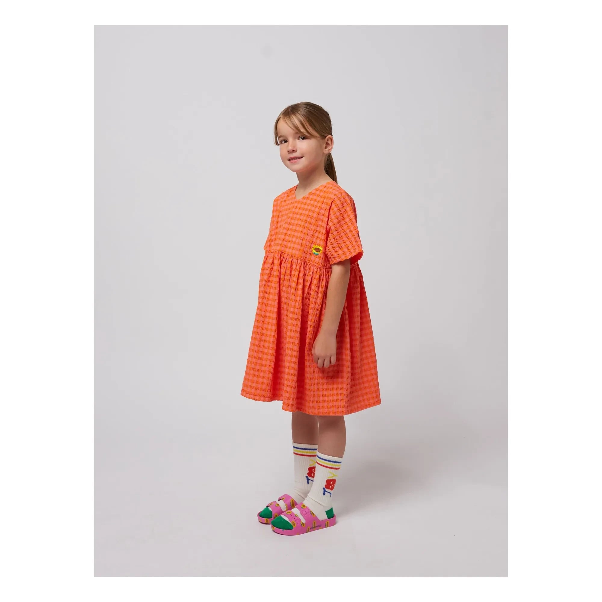 Bobo Choses - Vestido de cuadros | Coral